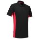 Tricorp 202004 Polo Bicolor Zwart/Rood