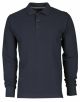 Payper Florence Poloshirt Lange Mouw Marineblauw