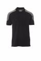 Payper Company Tweekleurige Poloshirt Zwart/Smoke