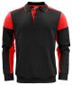 Printer Prime Polosweater Unisex Zwart/Rood