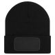 B2B Acrylic Patch Beanie Zwart One Size