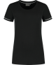 Santino T-shirt Cal Ladies Zwart/Sport Grey