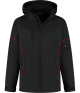 Santino Softshell Jacket Curtis Zwart/Rood