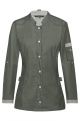 Greiff Dames Koksbuis Bikerstijl Denim Look Groen- Regular Fit