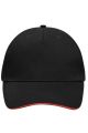 Myrtle Beach Sandwich Pet zwart/rood