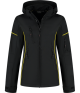 Santino Softshell Jacket Curtis Ladies Zwart/Geel