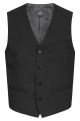 Greiff Heren Gilet Simple Regular Fit Zwart