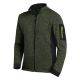 FHB CHRISTOPH tricotfleece vest olijf