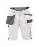 Dassy Monza Holsterzakkenshort Wit/Cementgrijs