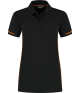 Santino Poloshirt Carsen Ladies Zwart/Oranje