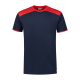 Santino T-shirt Tiësto Marineblauw/Rood