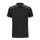 Santino Poloshirt Tivoli Zwart/Grafiet