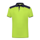 Santino Poloshirt Tivoli Lime/Marineblauw