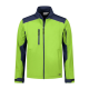 Santino Softshell Jack Tour Lime/Marineblauw