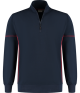 Santino Zipsweater Collin Navy/Rood